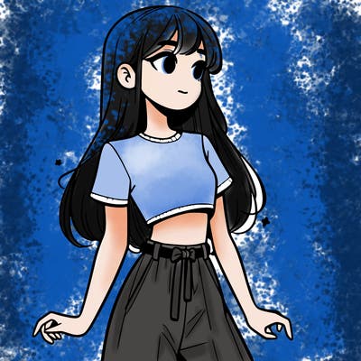 girl in a cute crop top