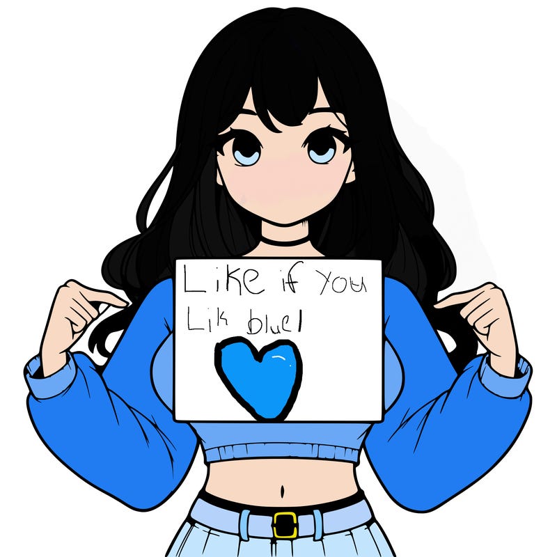 girl holding a blank sign in a long sleeve crop top