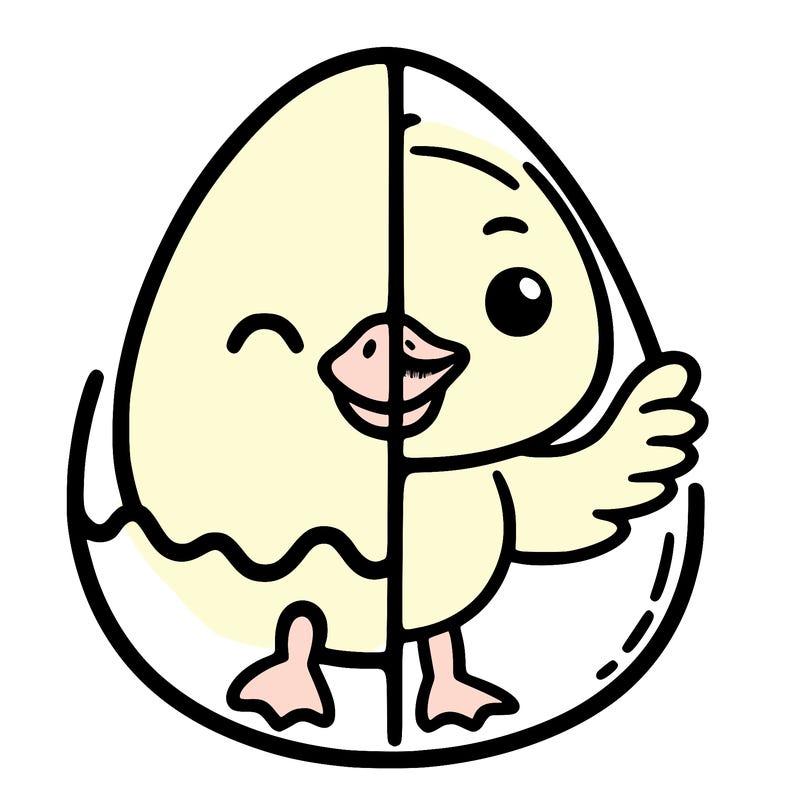 half egg half duck
