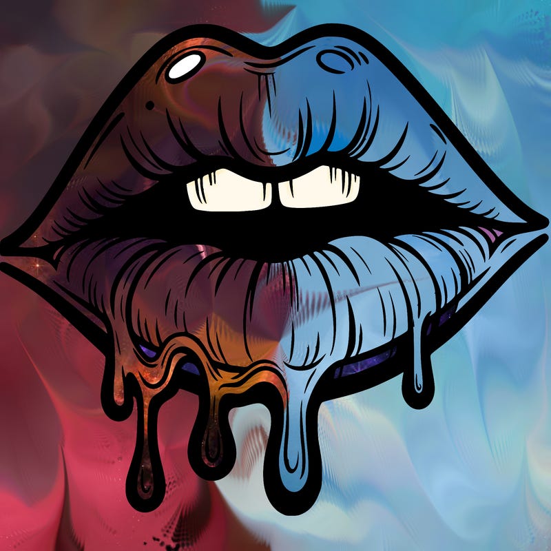 lips that look realistic and drip