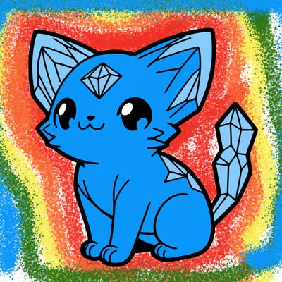crystal kitten