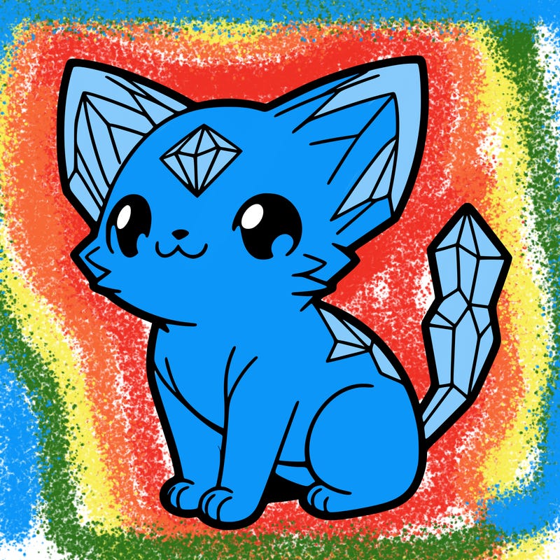 crystal kitten