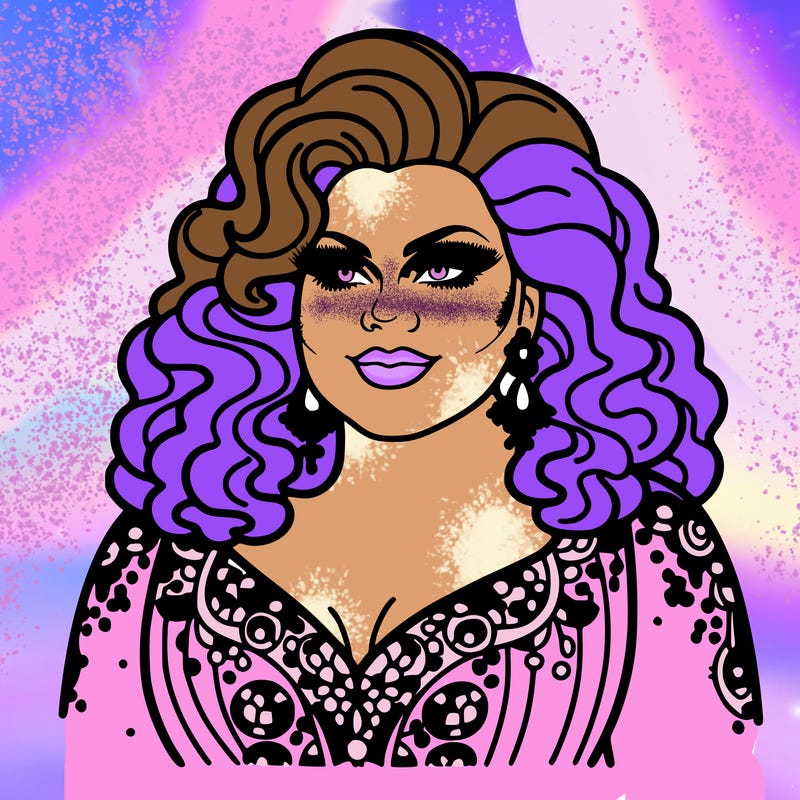 realistic plus size drag queen