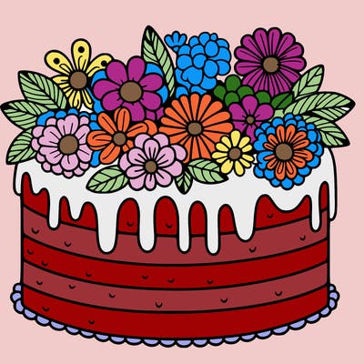 cake flowers