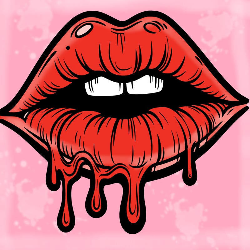 lips that look realistic and drip