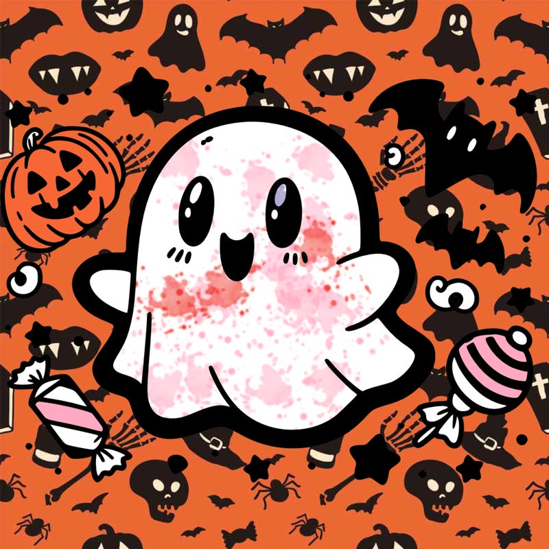 halloween cute little ghost