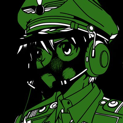 a pilot in an anime design