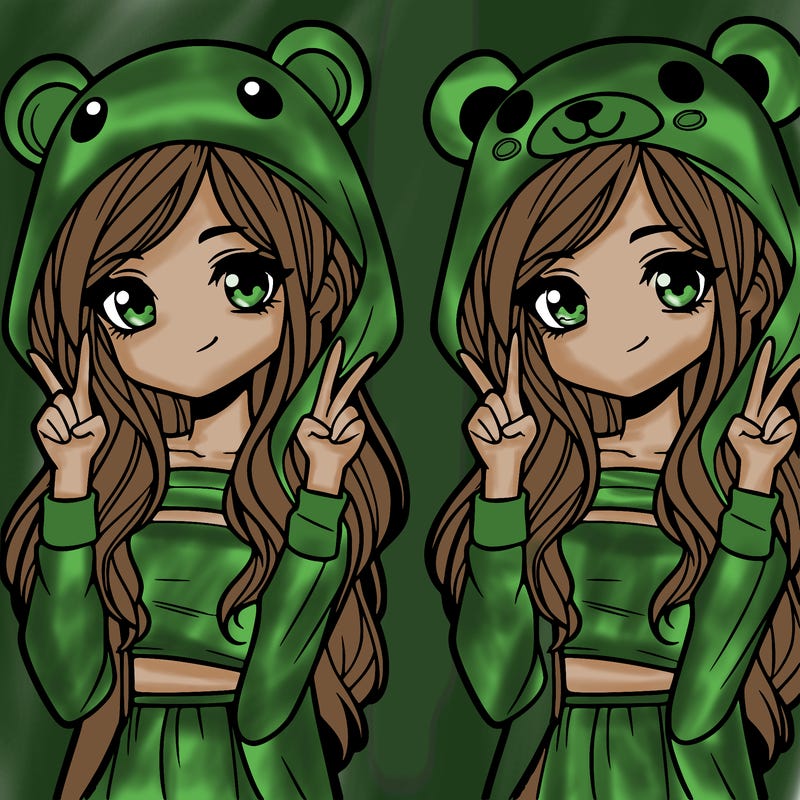 teen girl in animal costume