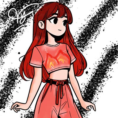 girl in a cute crop top