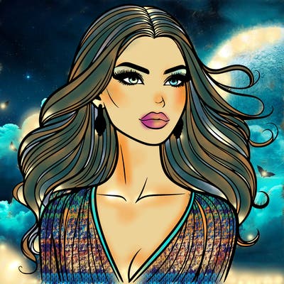 beautiful fashion woman