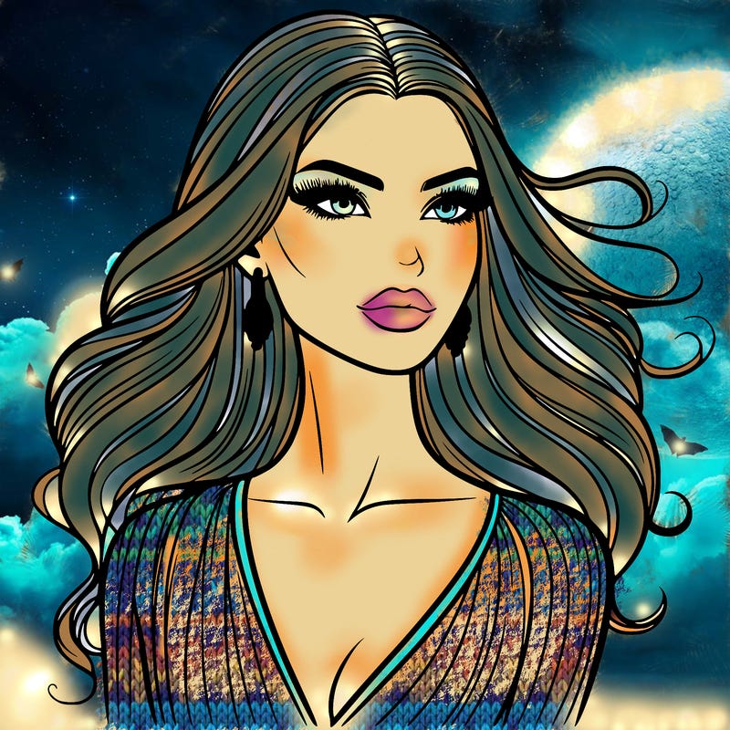 beautiful fashion woman