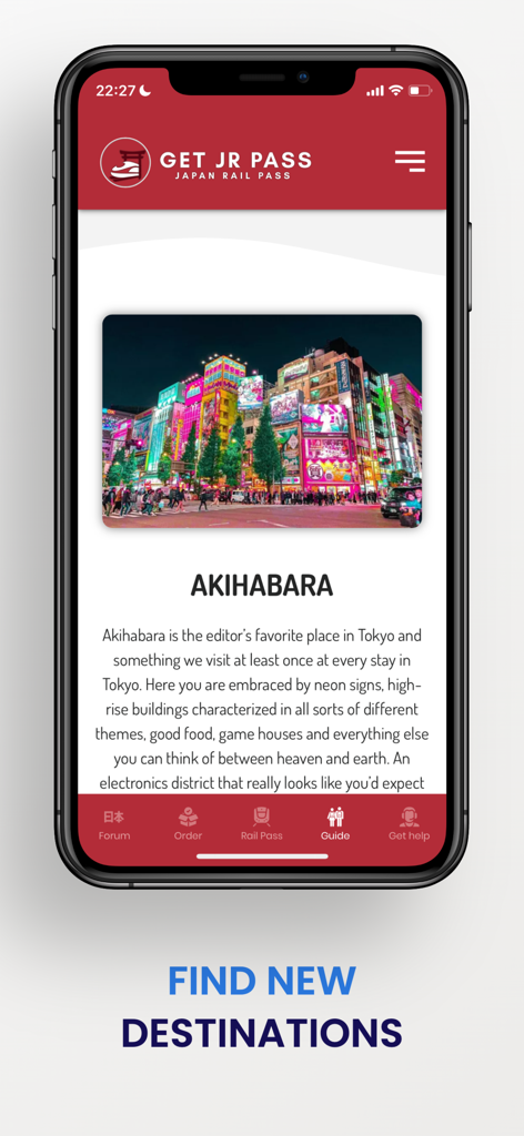Japan Rail Pass - by Getjrpass - Um guia para Akihabara no aplicativo Japan Rail Pass da Getjrpass