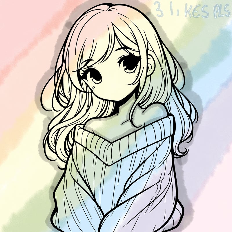 shy pretty girl wearing a sweater that is falling off one shoulder portrait