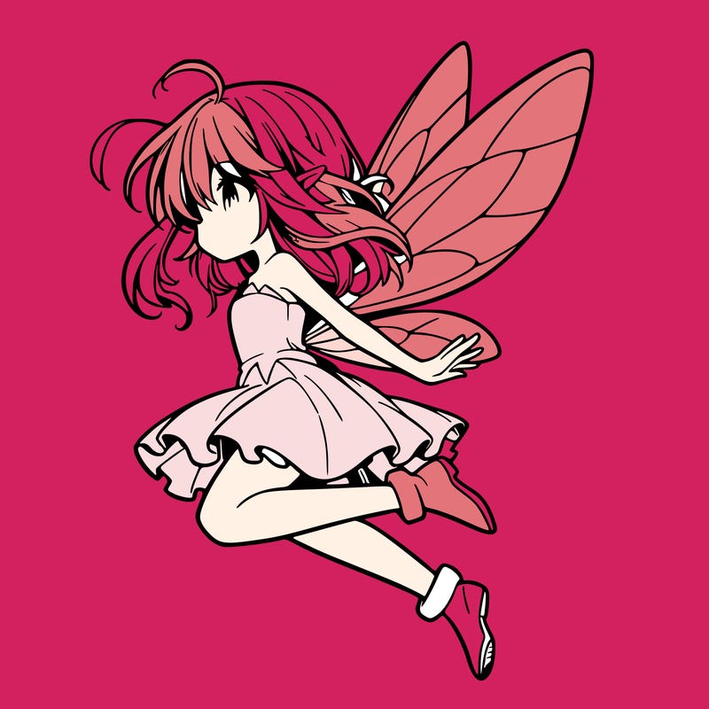 manga fairy flying