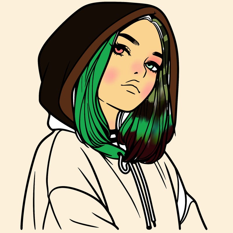 a realistic girl in a hoodie