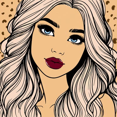 beautiful realistic girl