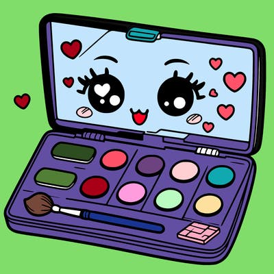 makeup pallet