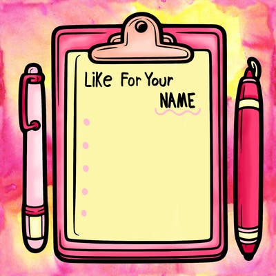 blank clip board with pen