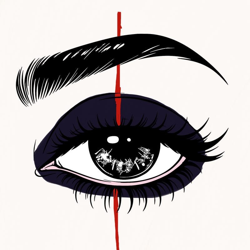 eye closed realistic