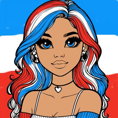 realistic pretty girl