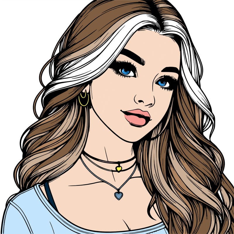 detailed realistic girl