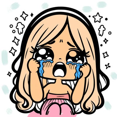 crying girl