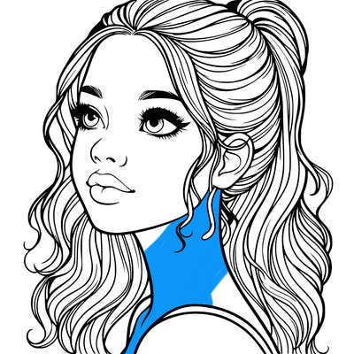 beautiful realistic girl