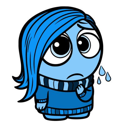 sadness of. in side out