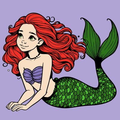 a realistic mermaid