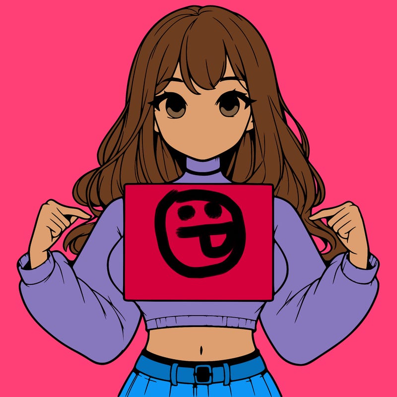 girl holding a blank sign in a long sleeve crop top