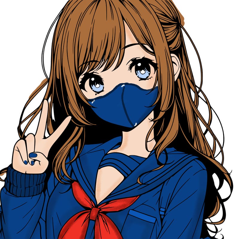 realistic anime school girl