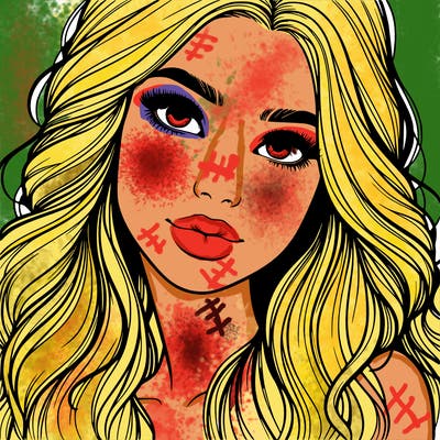 beautiful realistic girl