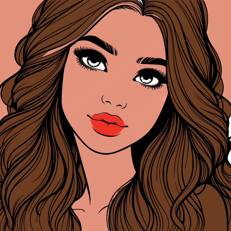 beautiful realistic girl