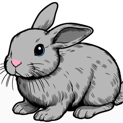 realistic bunny