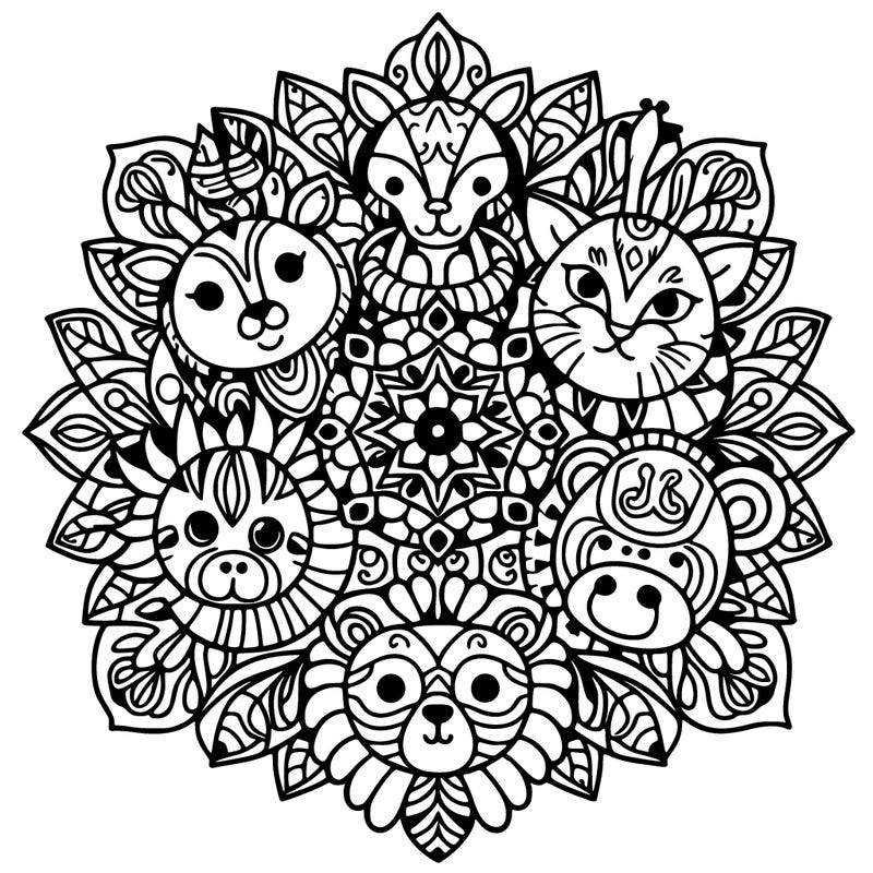 animal mandala