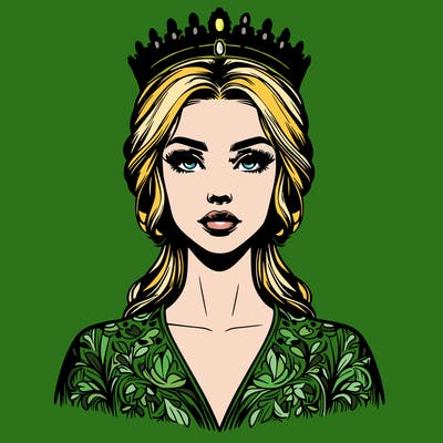 realistic beautiful queen