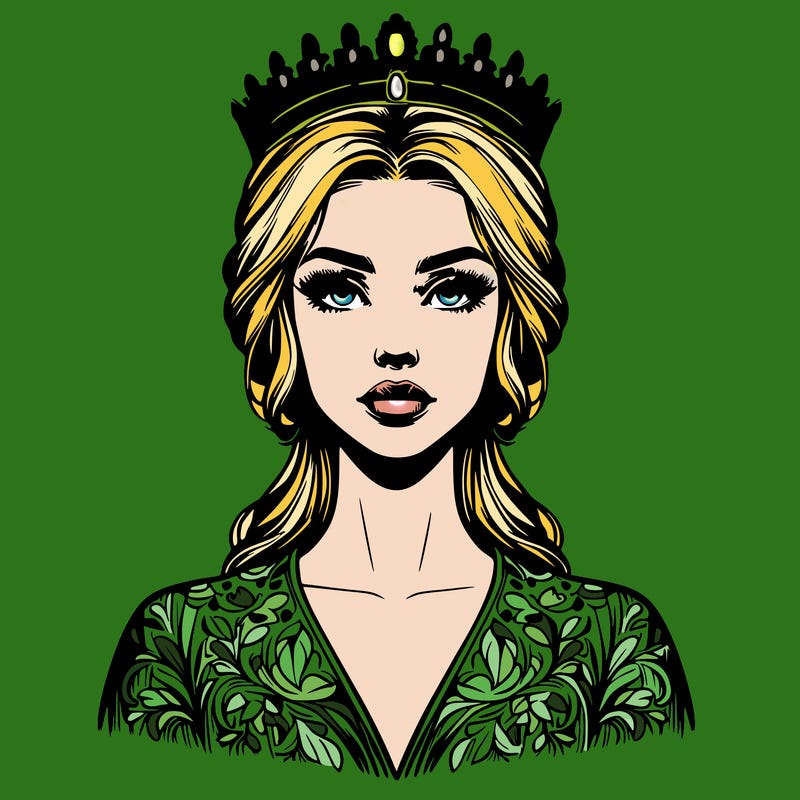 realistic beautiful queen