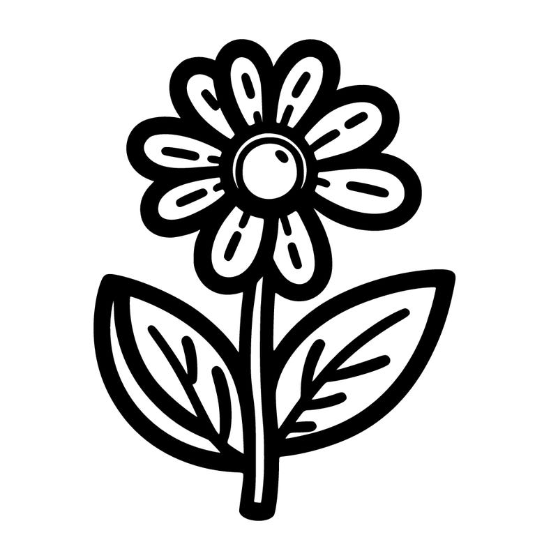 cartoon flower
