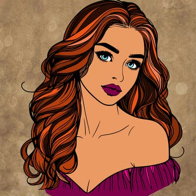 beautiful realistic girl