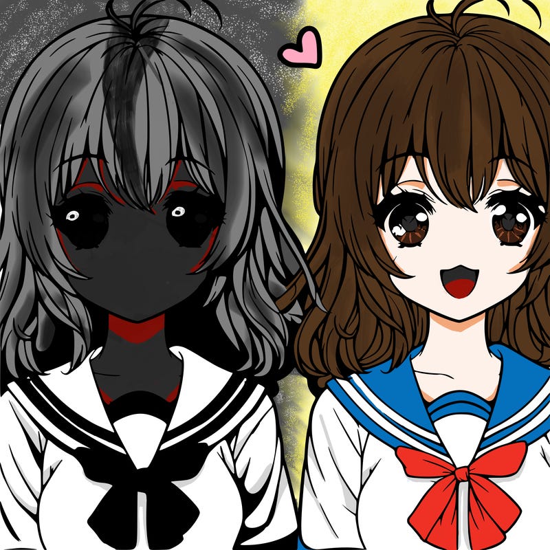 kawaii anime realistic girl