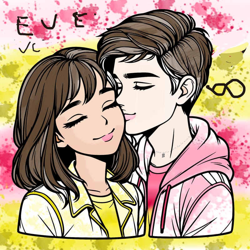 realistic girl and boy  love