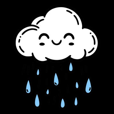 raining cloud