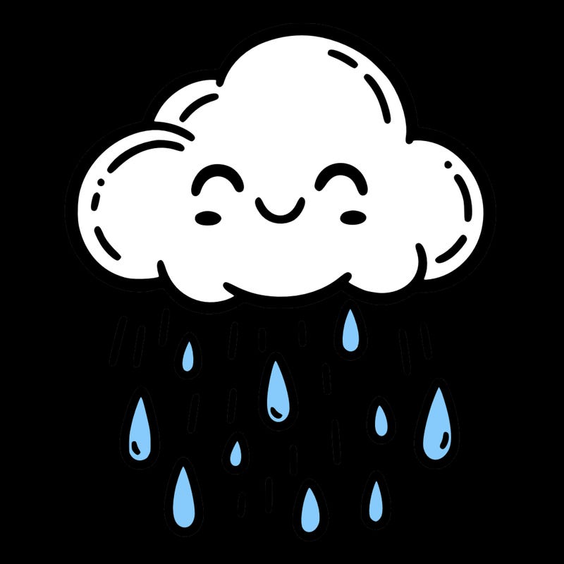 raining cloud