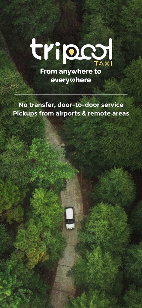 Tripool taxi service offering private door to door transfers to remote mountain areas in Taiwan