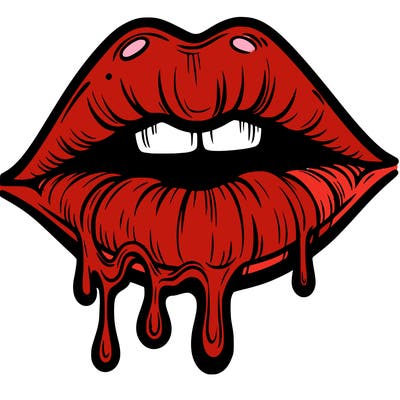 lips that look realistic and drip