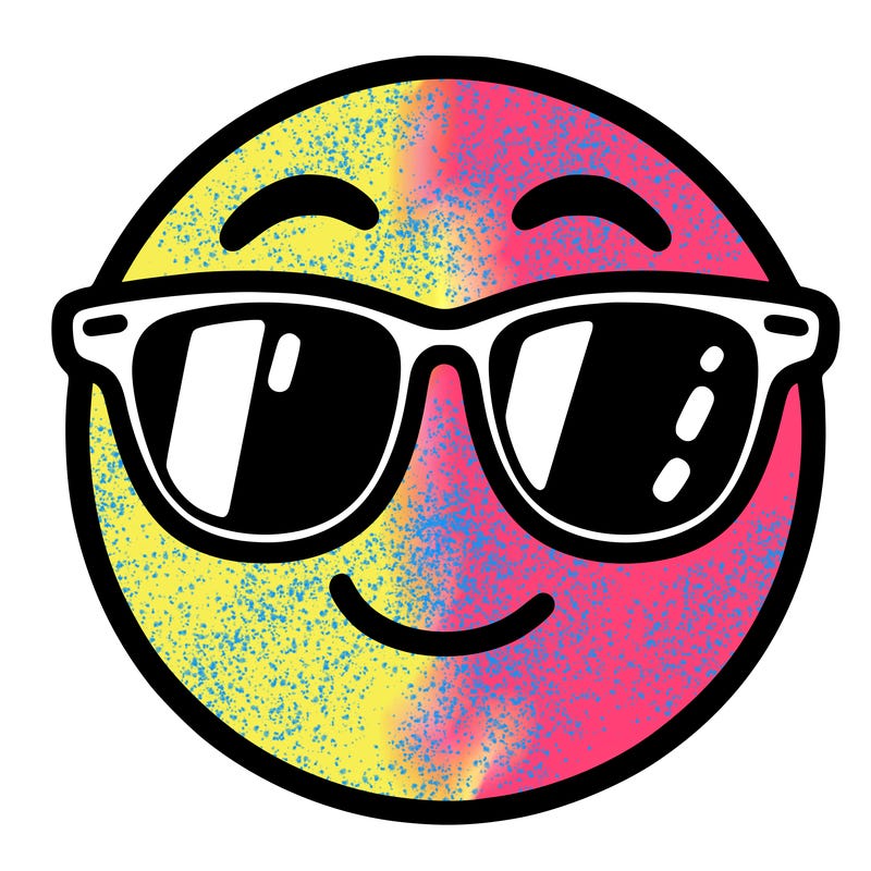 emoji with sunglasses