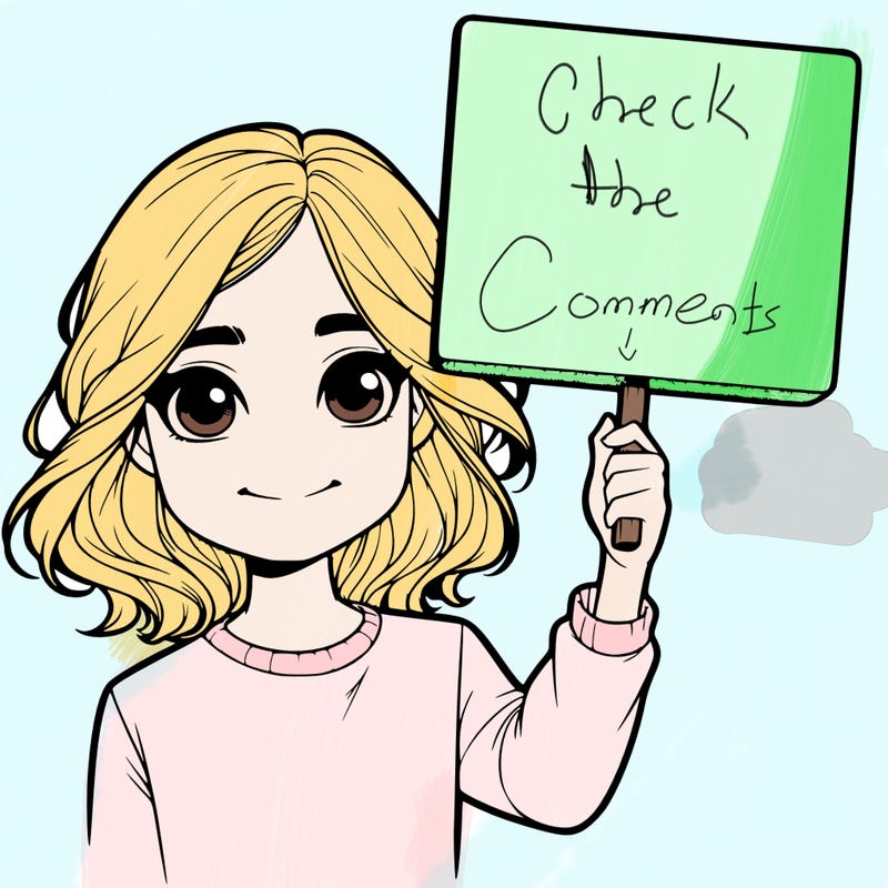 realistic girl holding up a sign