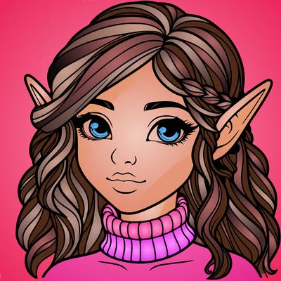 realistic girl elf