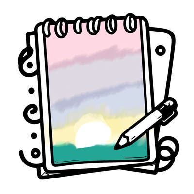 blank sheet of paper