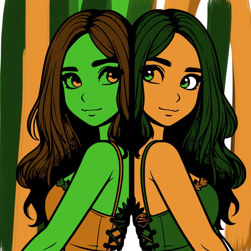 a realistic girl split